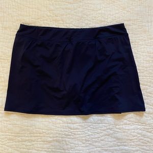 NWOT Size 16 Lands End Deep Sea Navy Swim Skirt